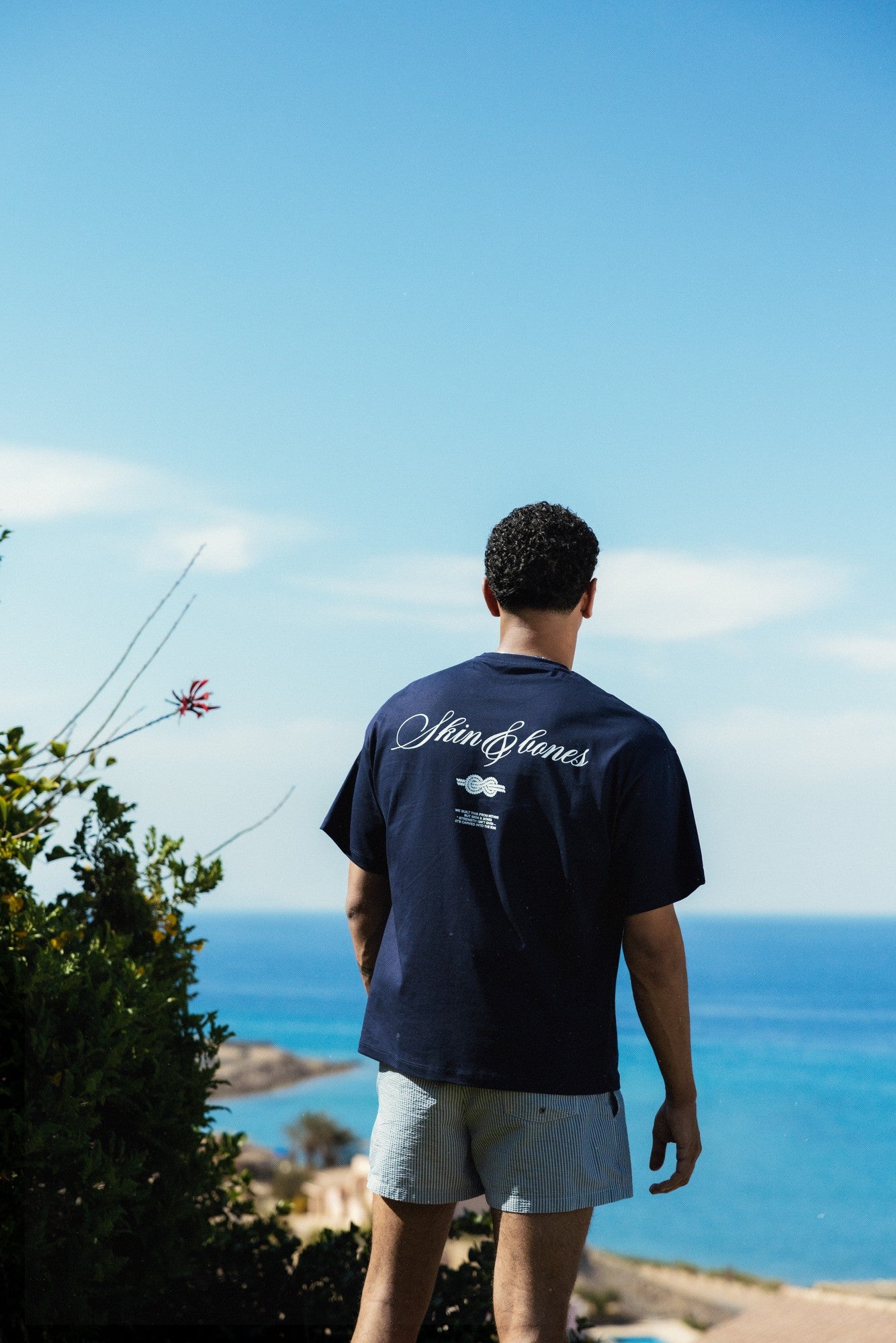 Capri Navy blue unisex T shirt
