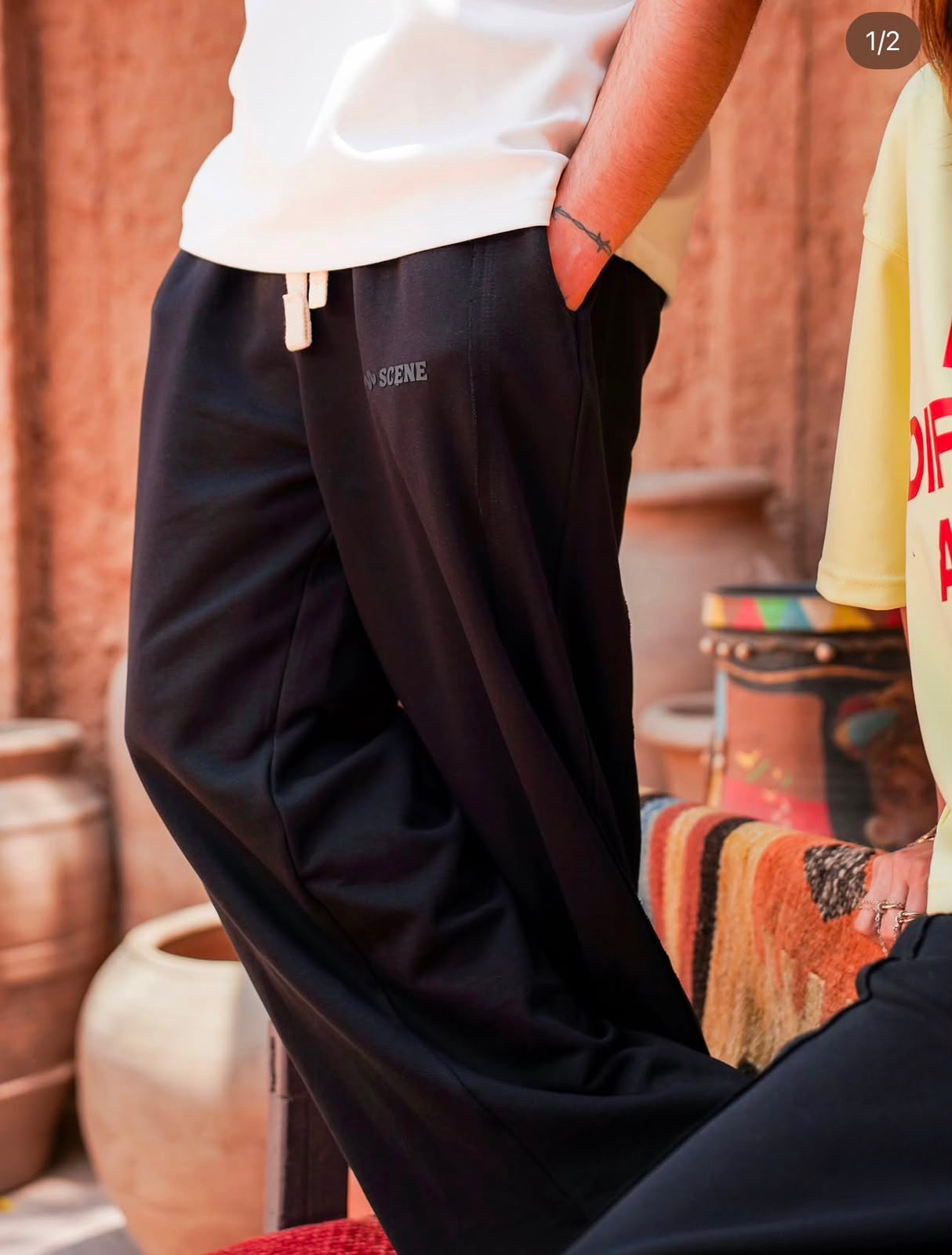 SCENE SUPER BAGGY SWEATPANTS