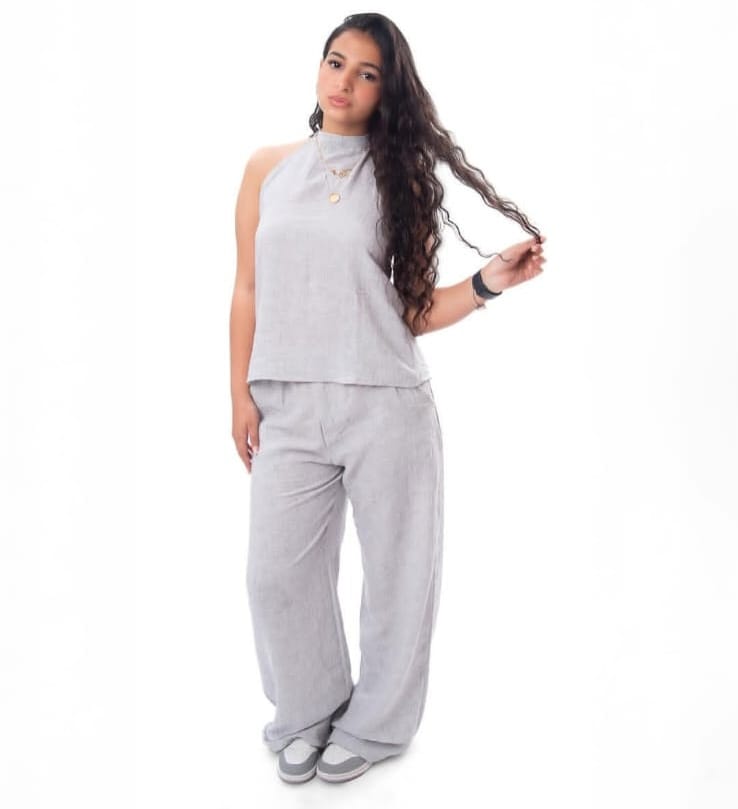 Set Gray Backless