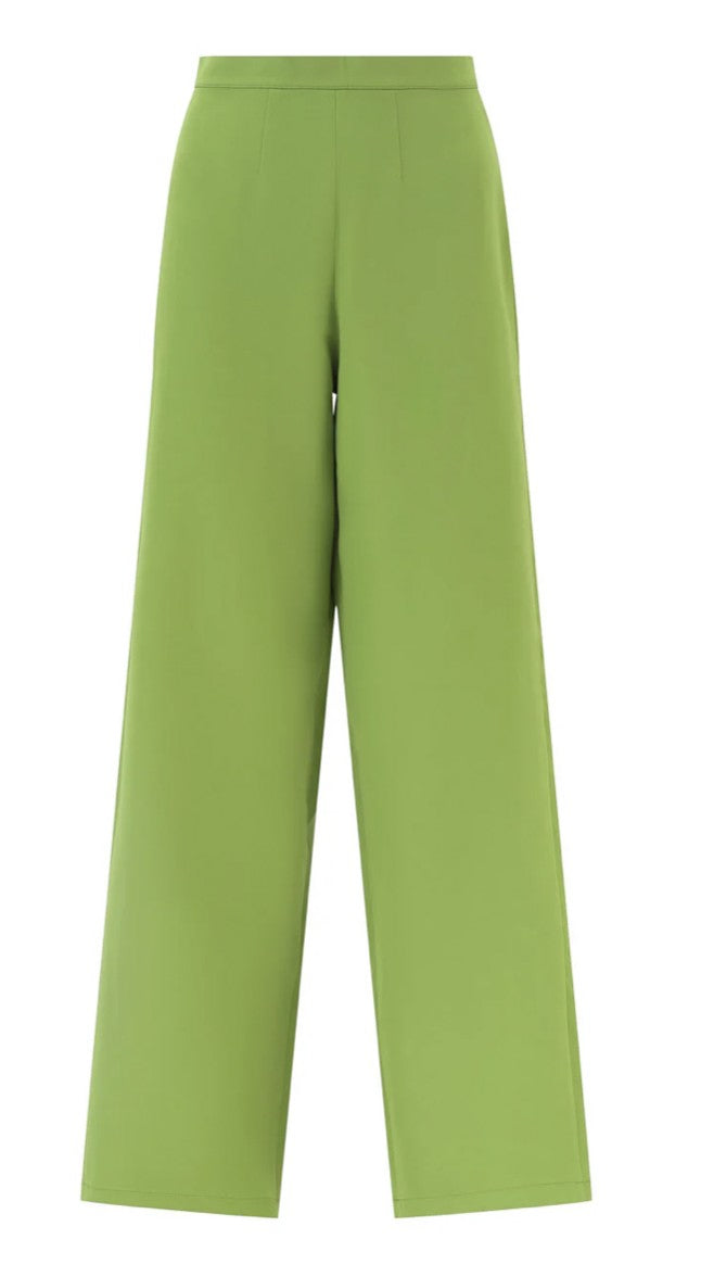 Crepe Pants - Green