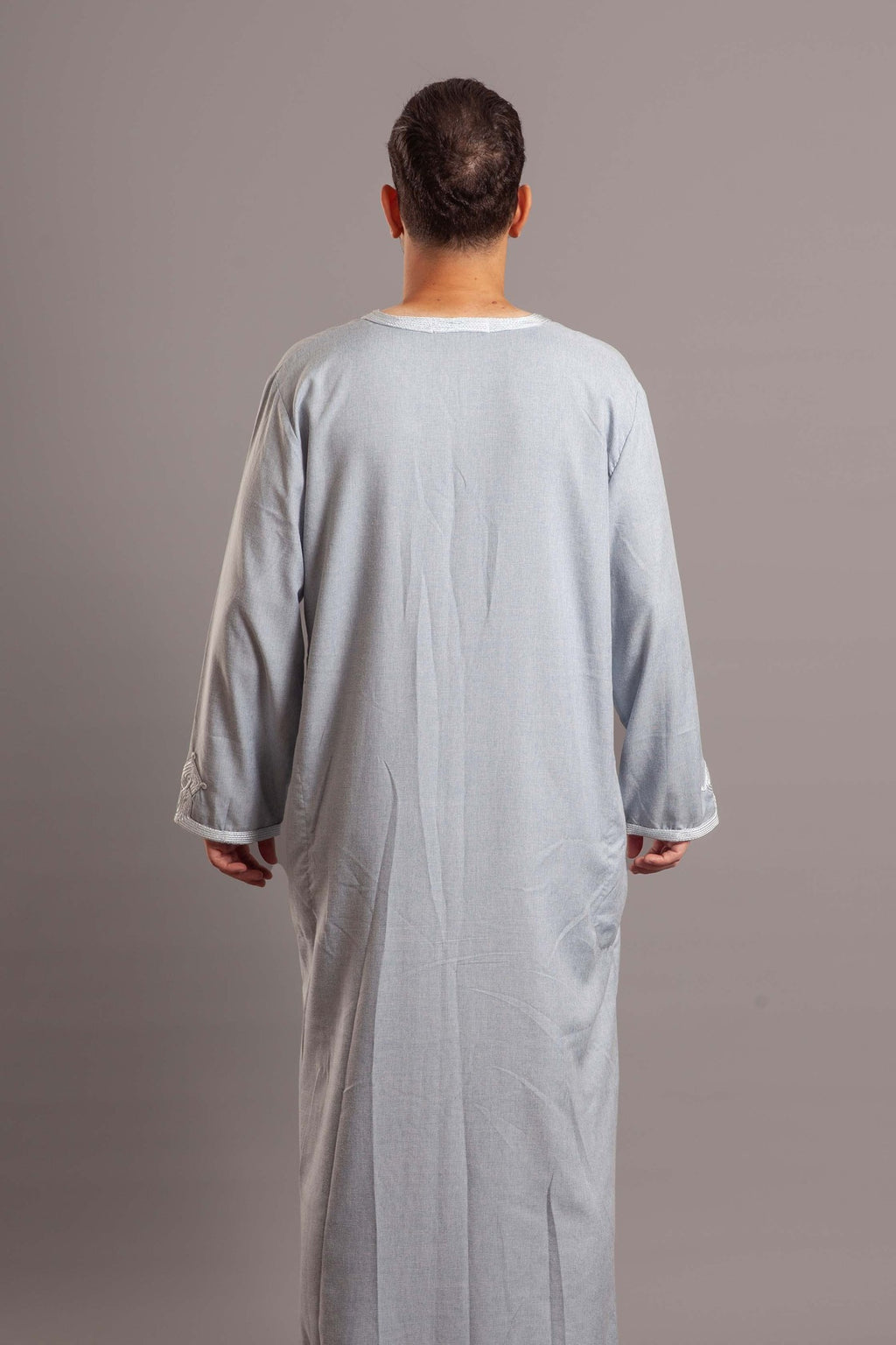 Blue mint linen Jalabiya