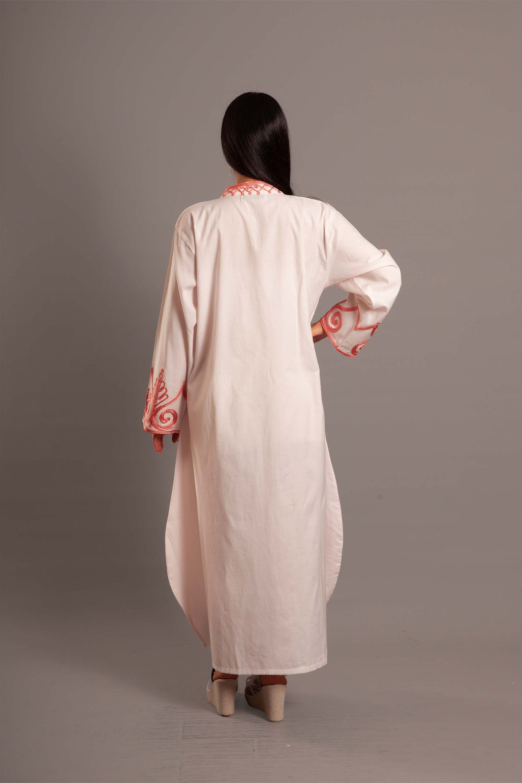 Pink cotton dress
