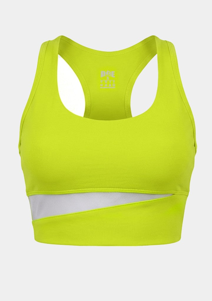 Doe ToneTwo™ Sports bra - Lime Green