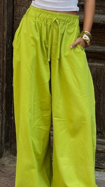 pants lime green