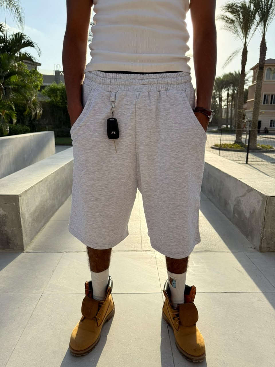 masarna grey short