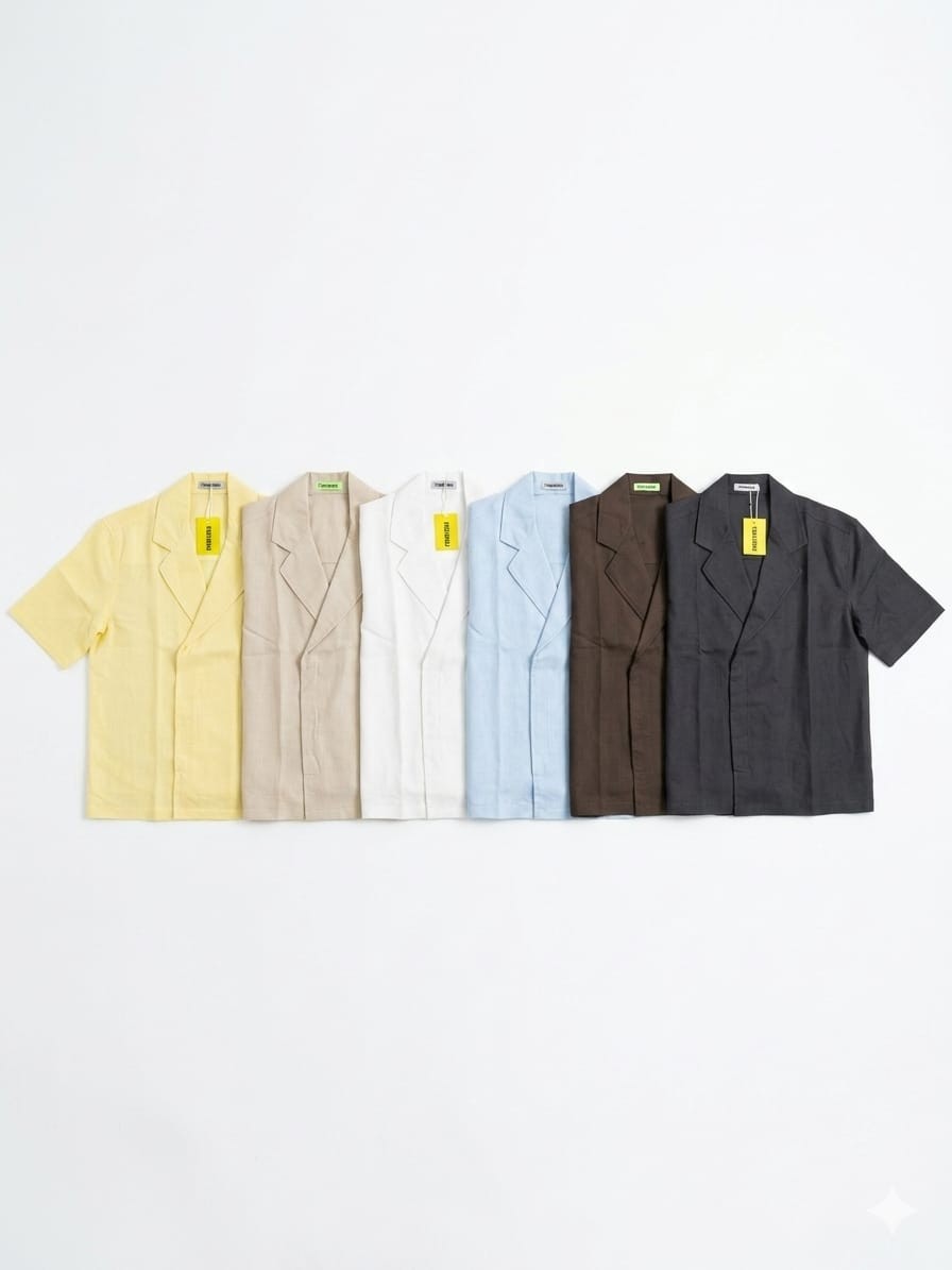 Linen kimono shirt