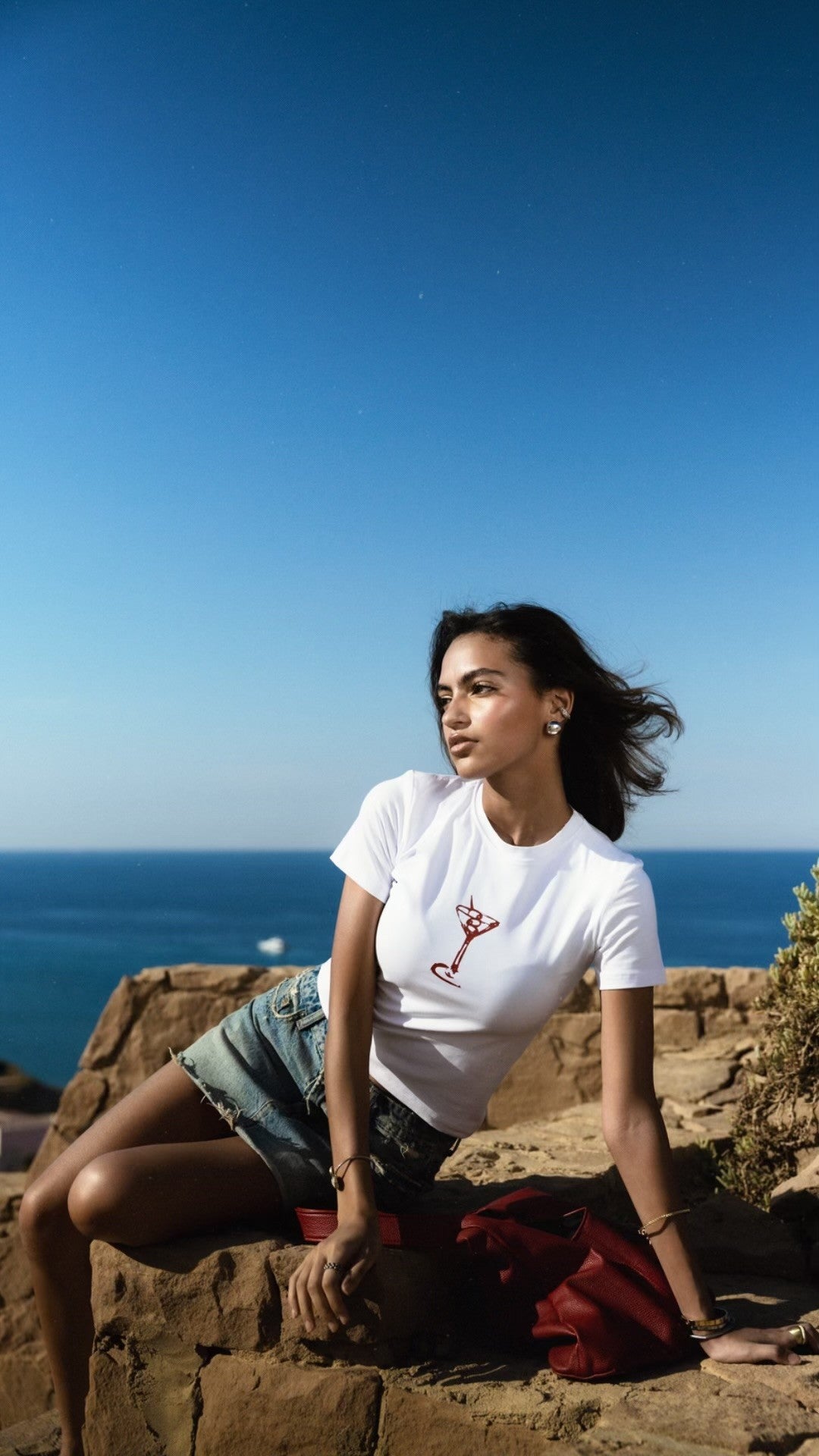 Portofino Dirty martini baby tee