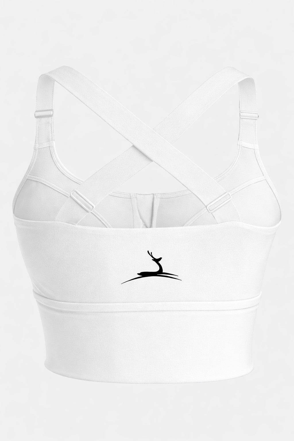 Doe High Support Adjustable Sports Bra - white