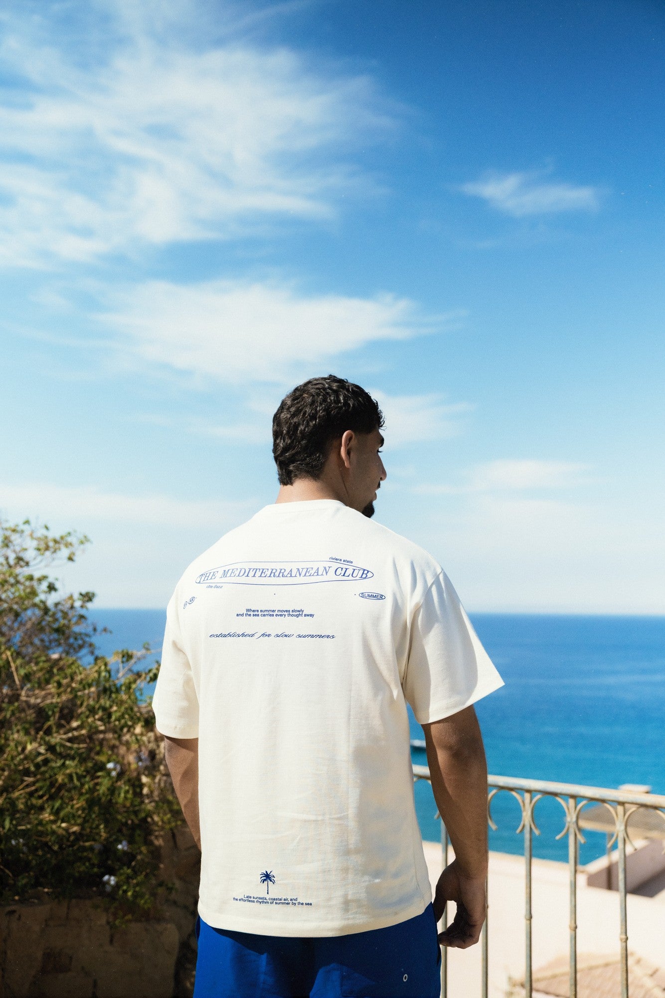 Santorini off white unisex t shirt