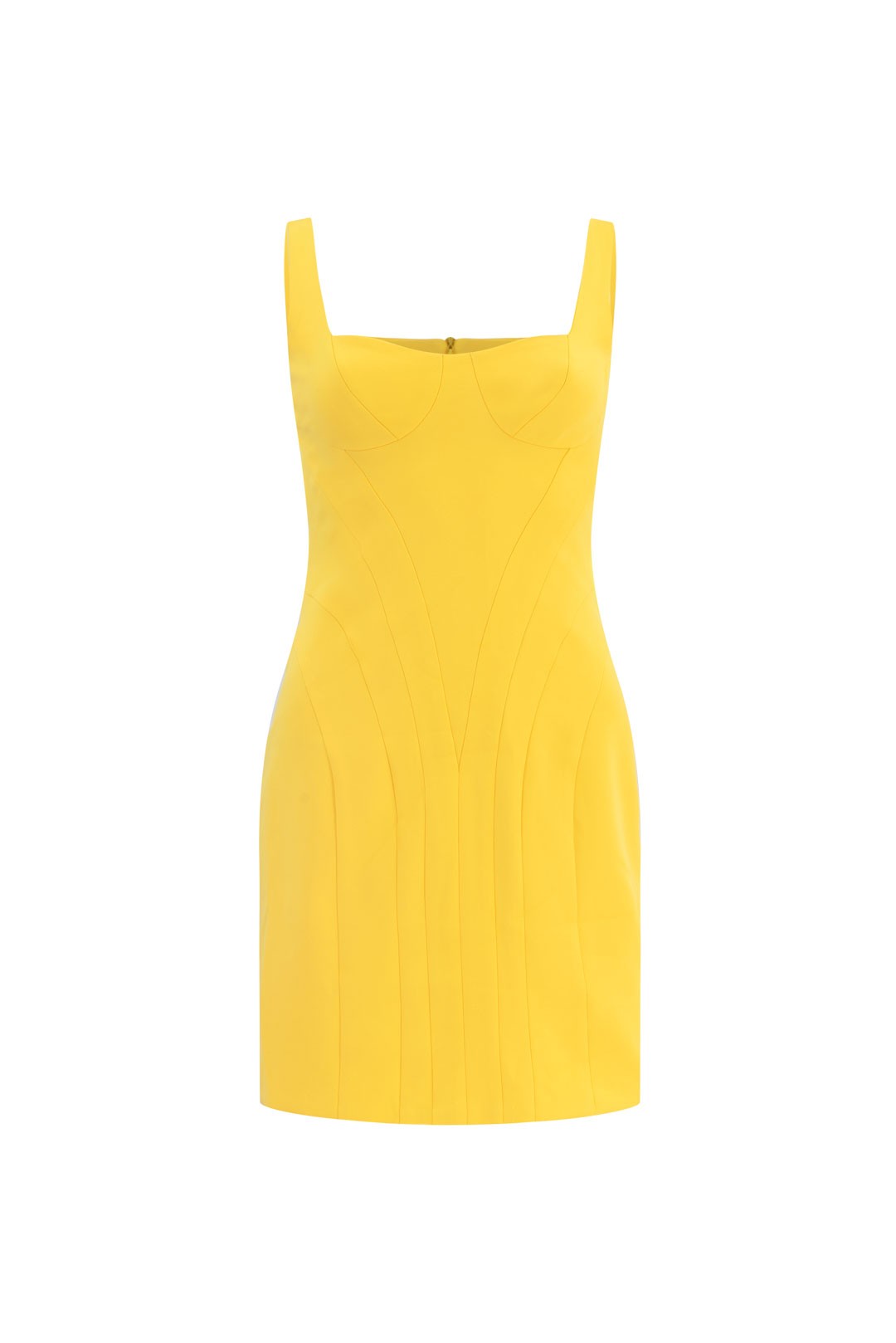 Panel dress - yellow