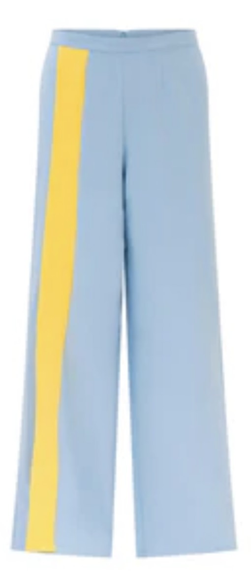 Crepe Pants - Blue