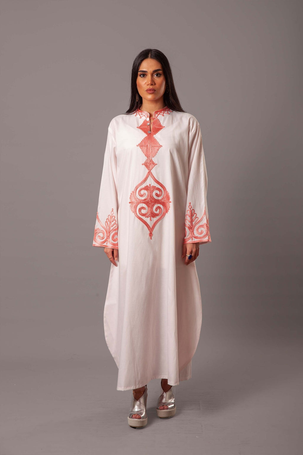 Pink cotton dress