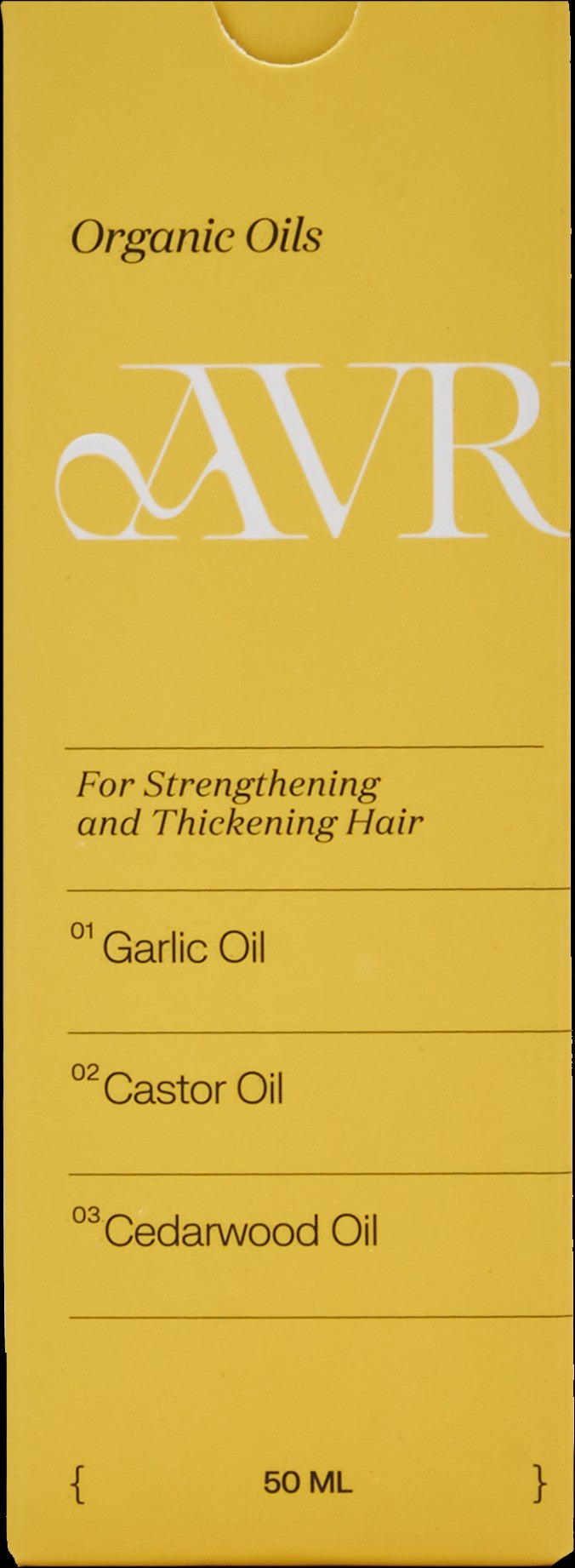 Garlic Oil + Castor Oil + Cedarwood Oil Dry Oil