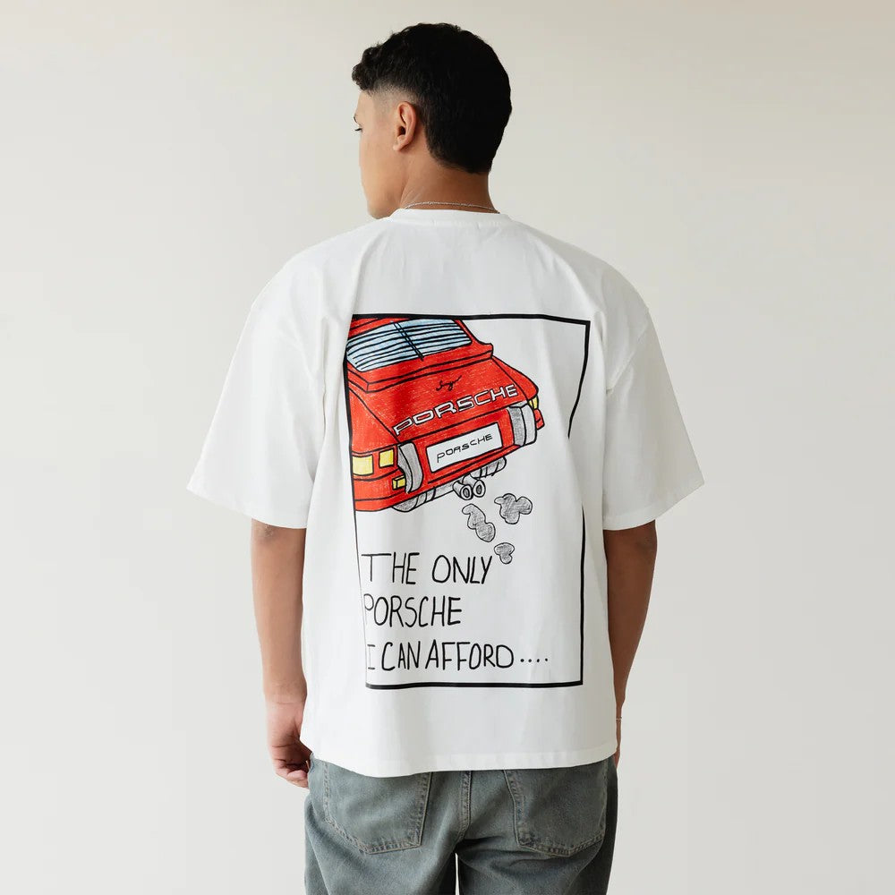 Porscha White T-Shirt