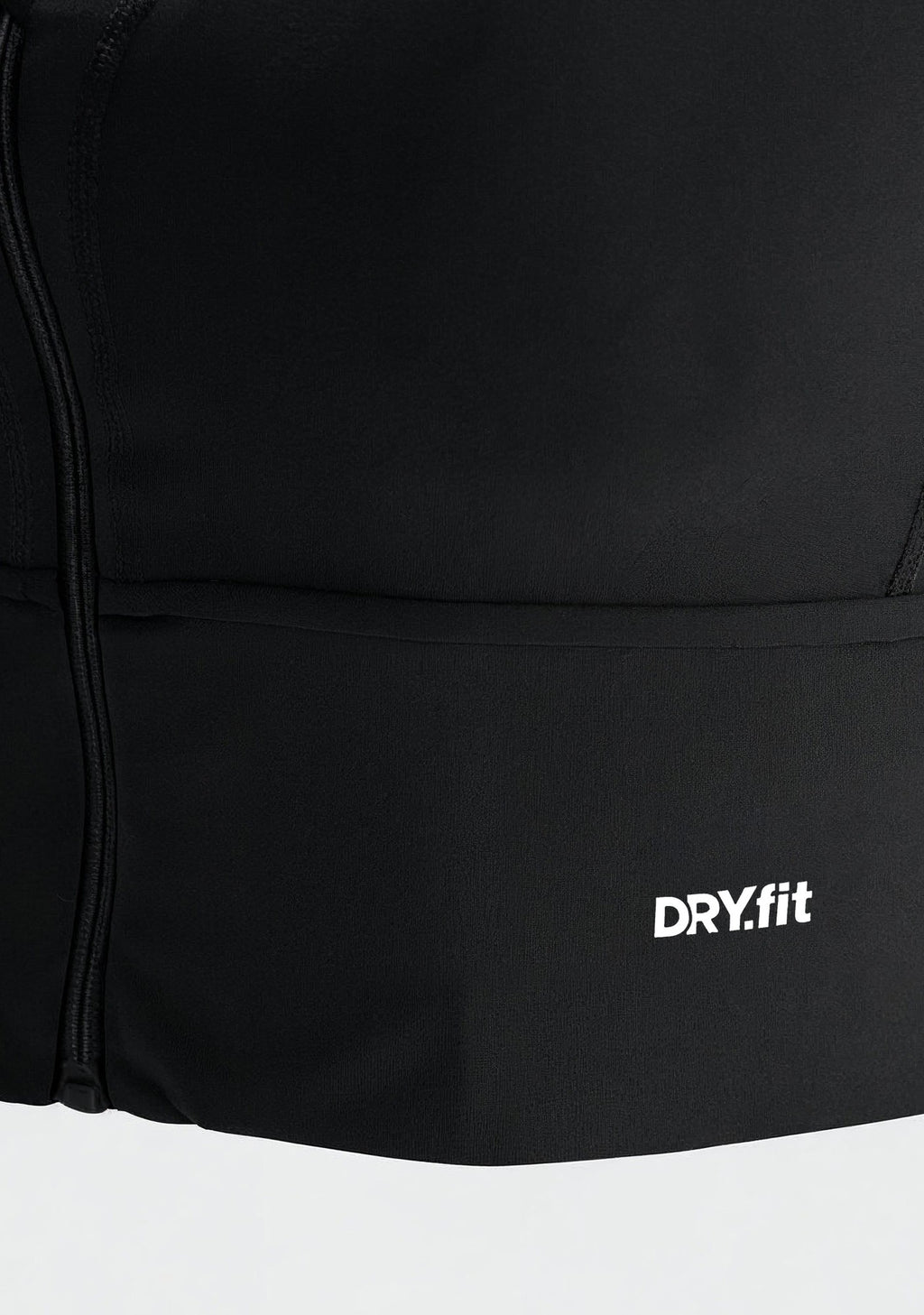 Doe High Support Adjustable Sports Bra - Black
