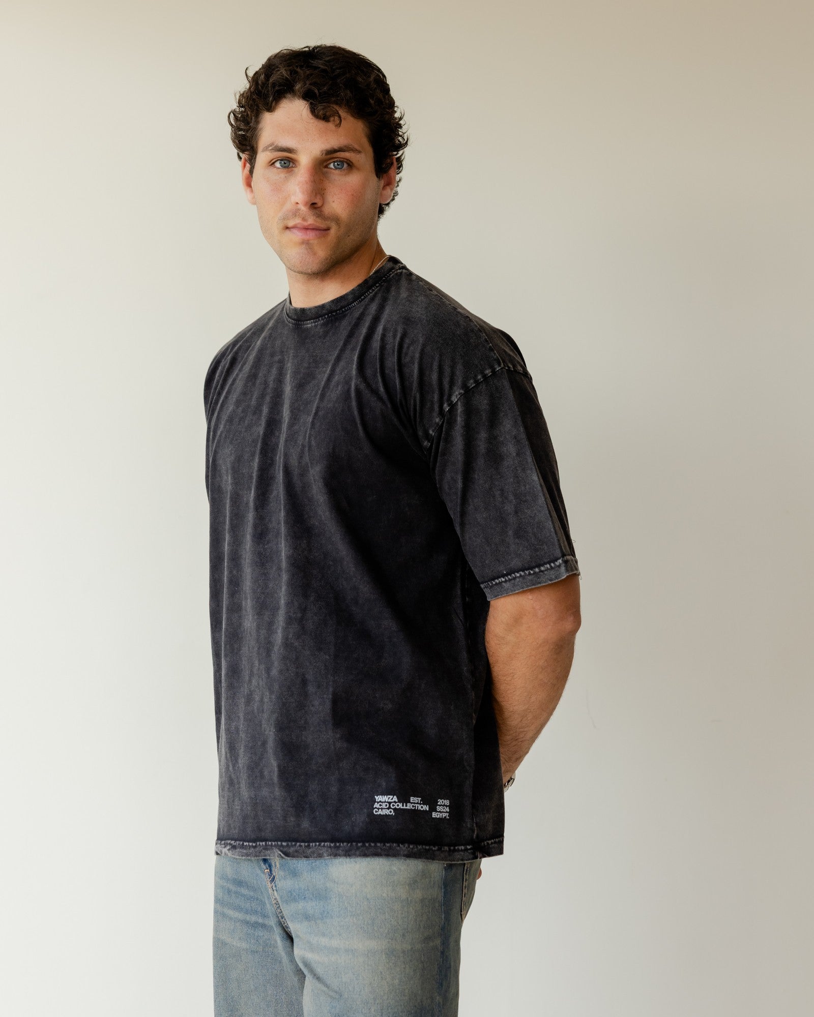 Charcoal Acid Wash T-Shirt