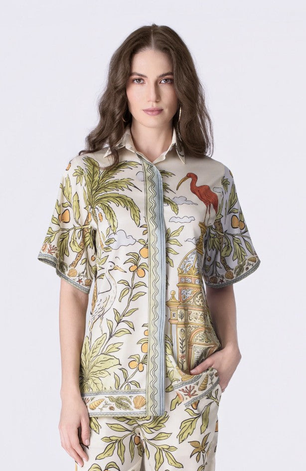 IBIS Secret Garden Silk Shirt