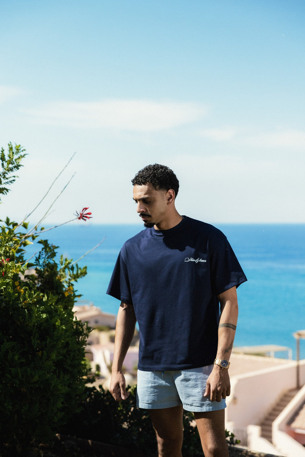 Capri Navy blue unisex T shirt