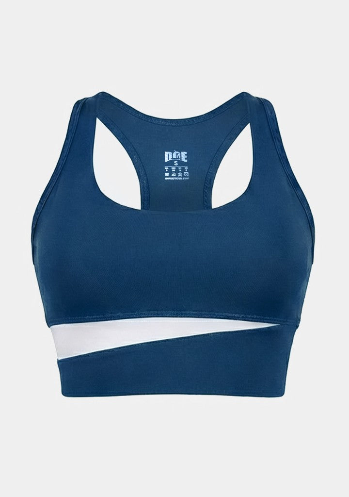 Doe ToneTwo™ Sports bra - Teal Blue