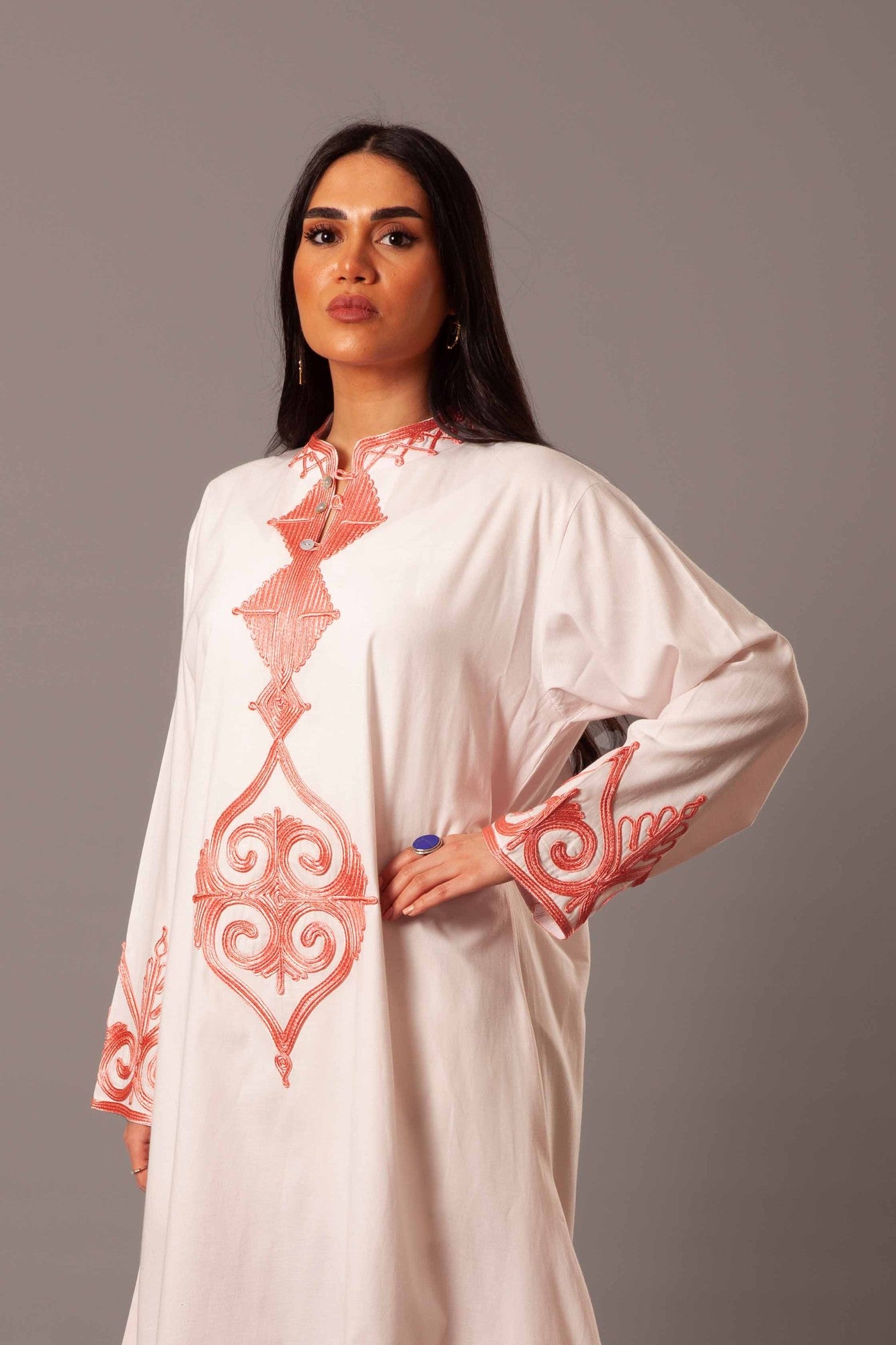 Pink cotton dress