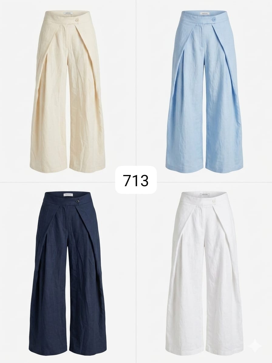 Tailored linen pants