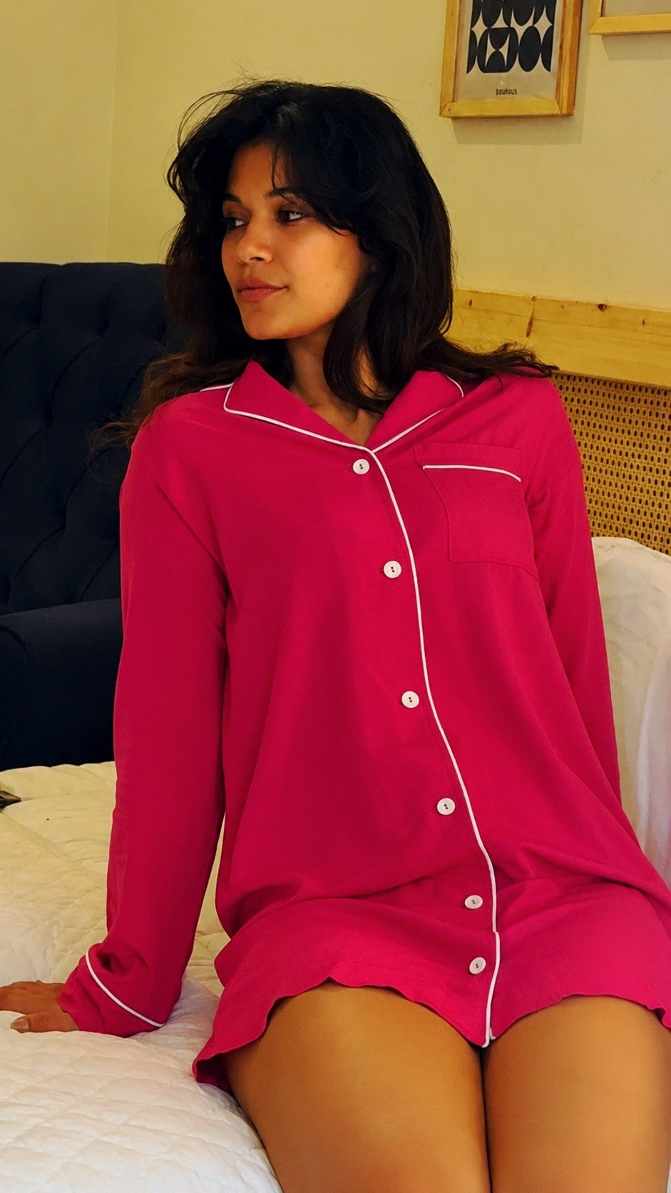 Stay In But Elevated Night Shirt