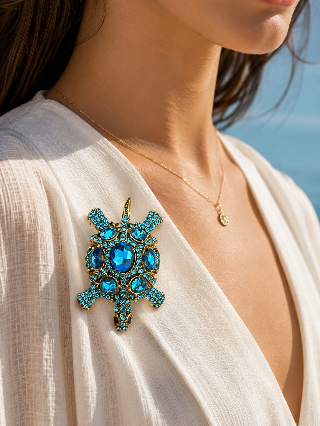Turtle Brooch