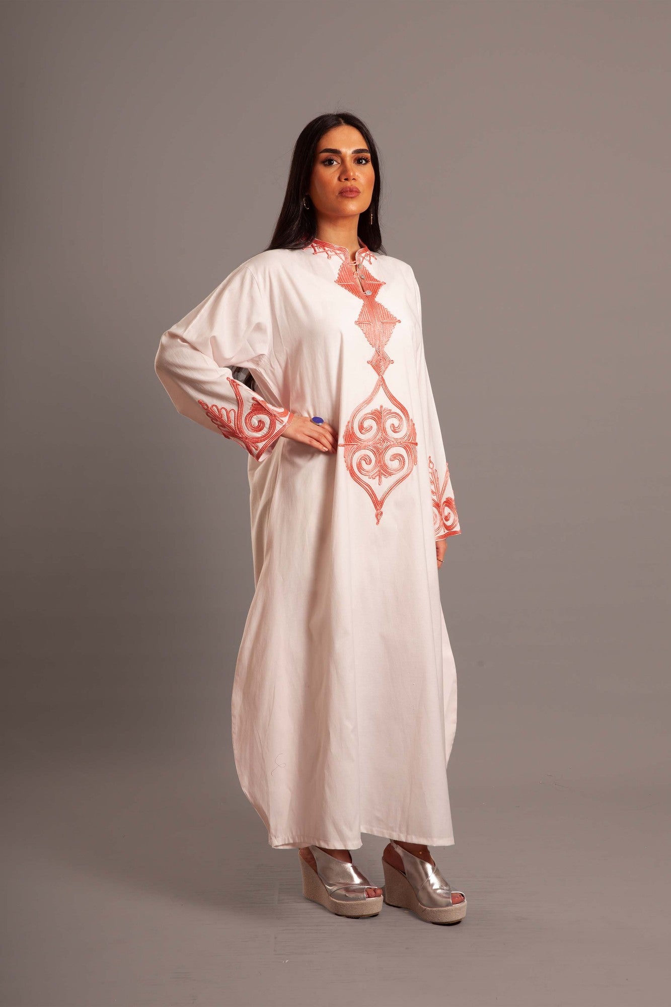 Pink cotton dress