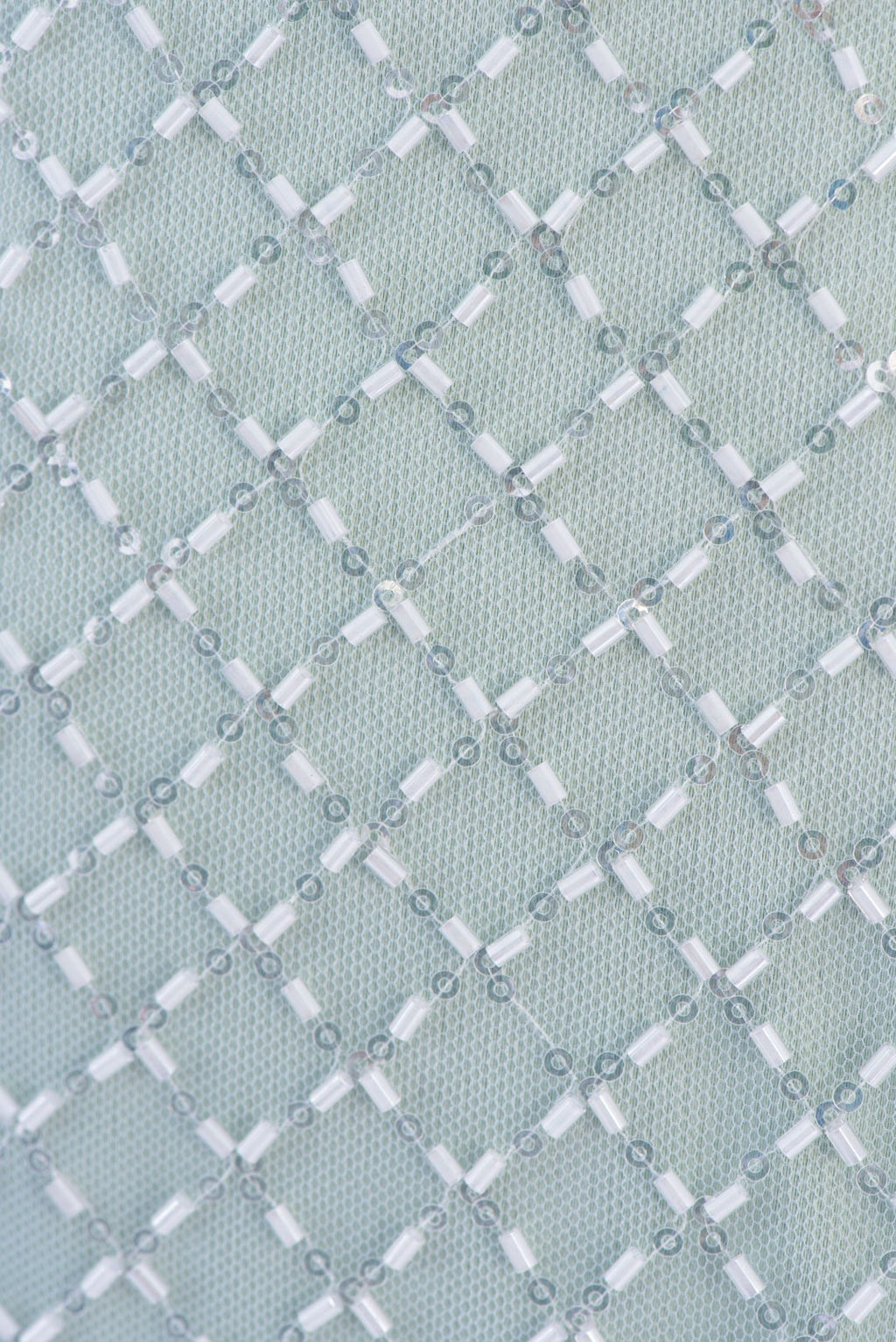 Beaded mini skirt - mint