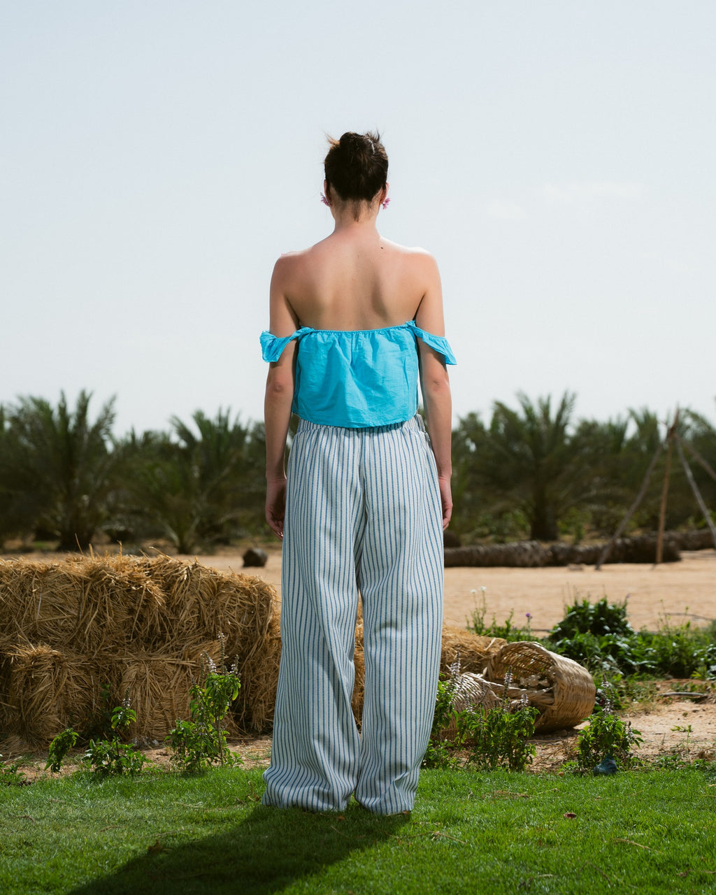 Striped Blue Pants