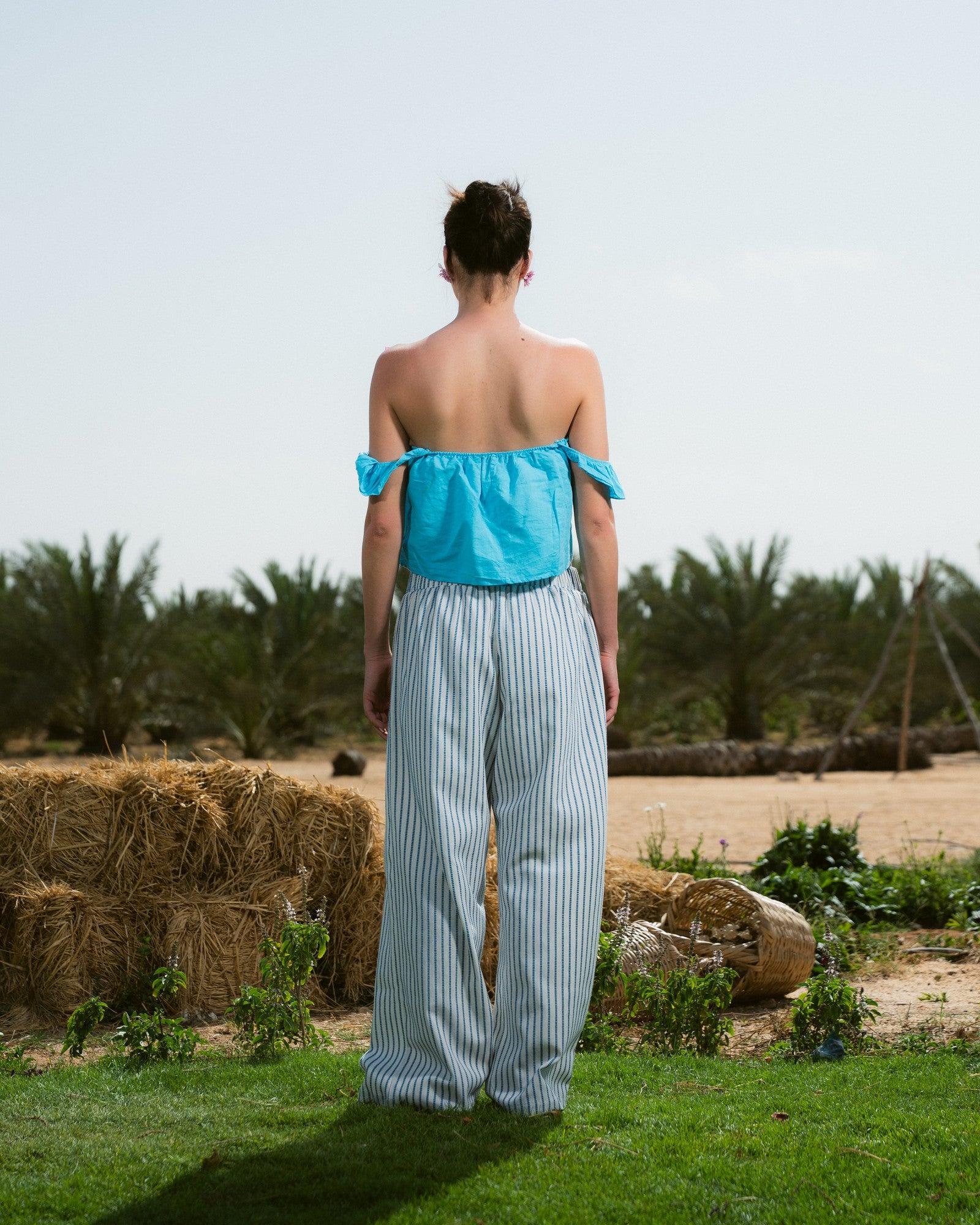 Striped Blue Pants