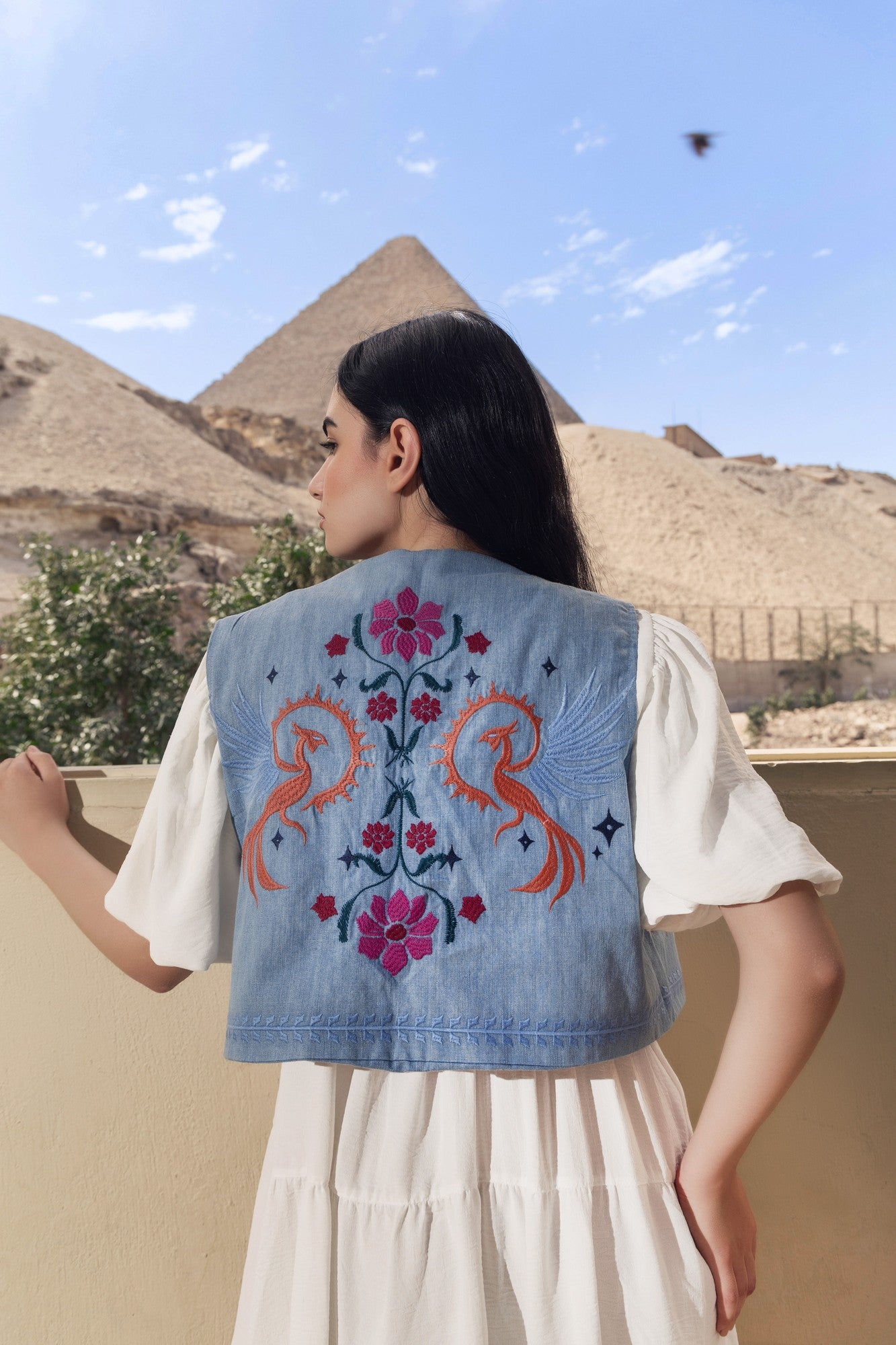 Ashes In The Mirror Denim Vest
