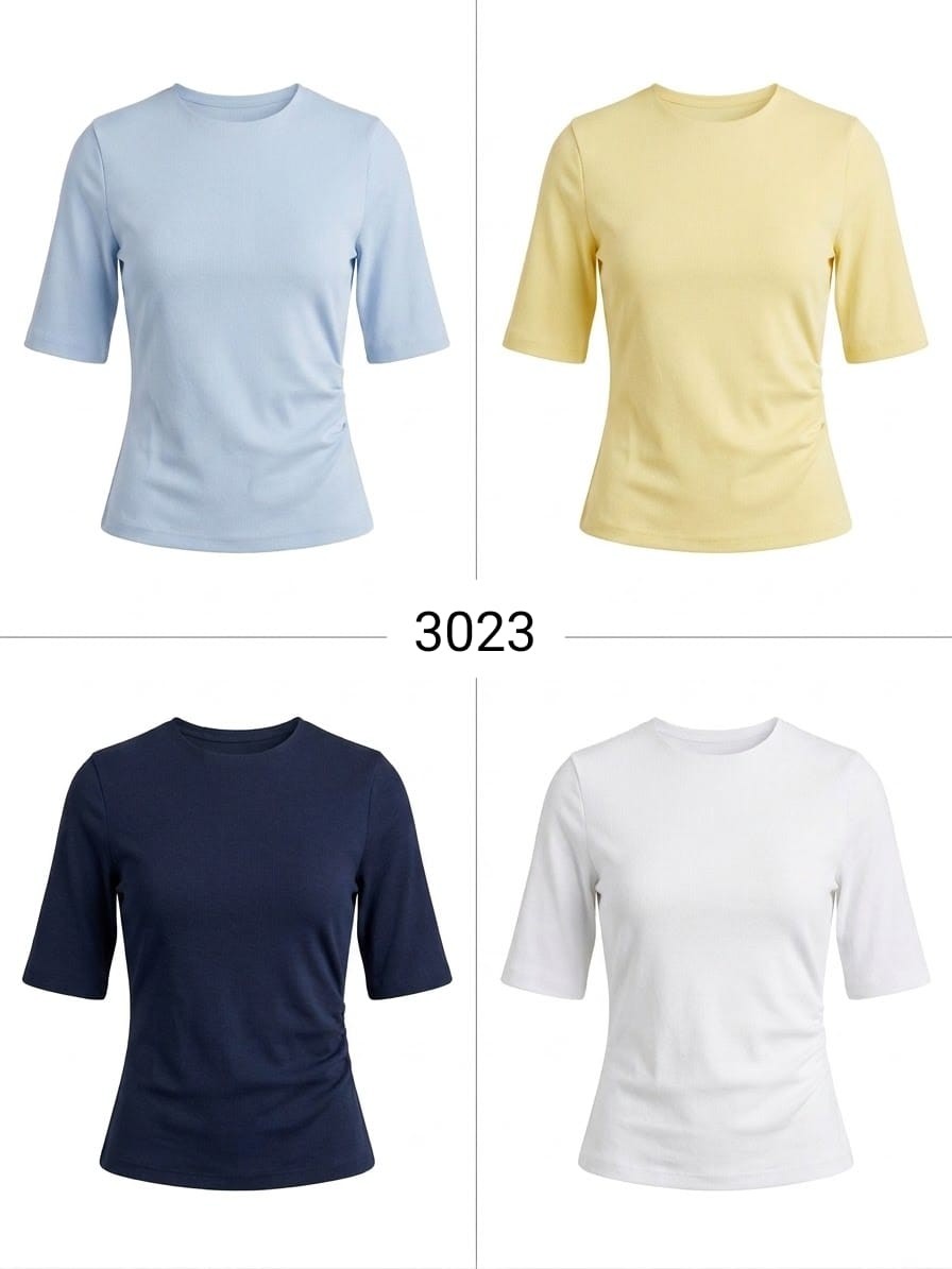 Interlock fitted t shirt