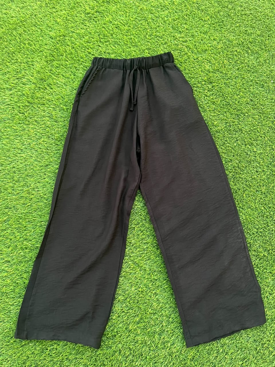black linen pants