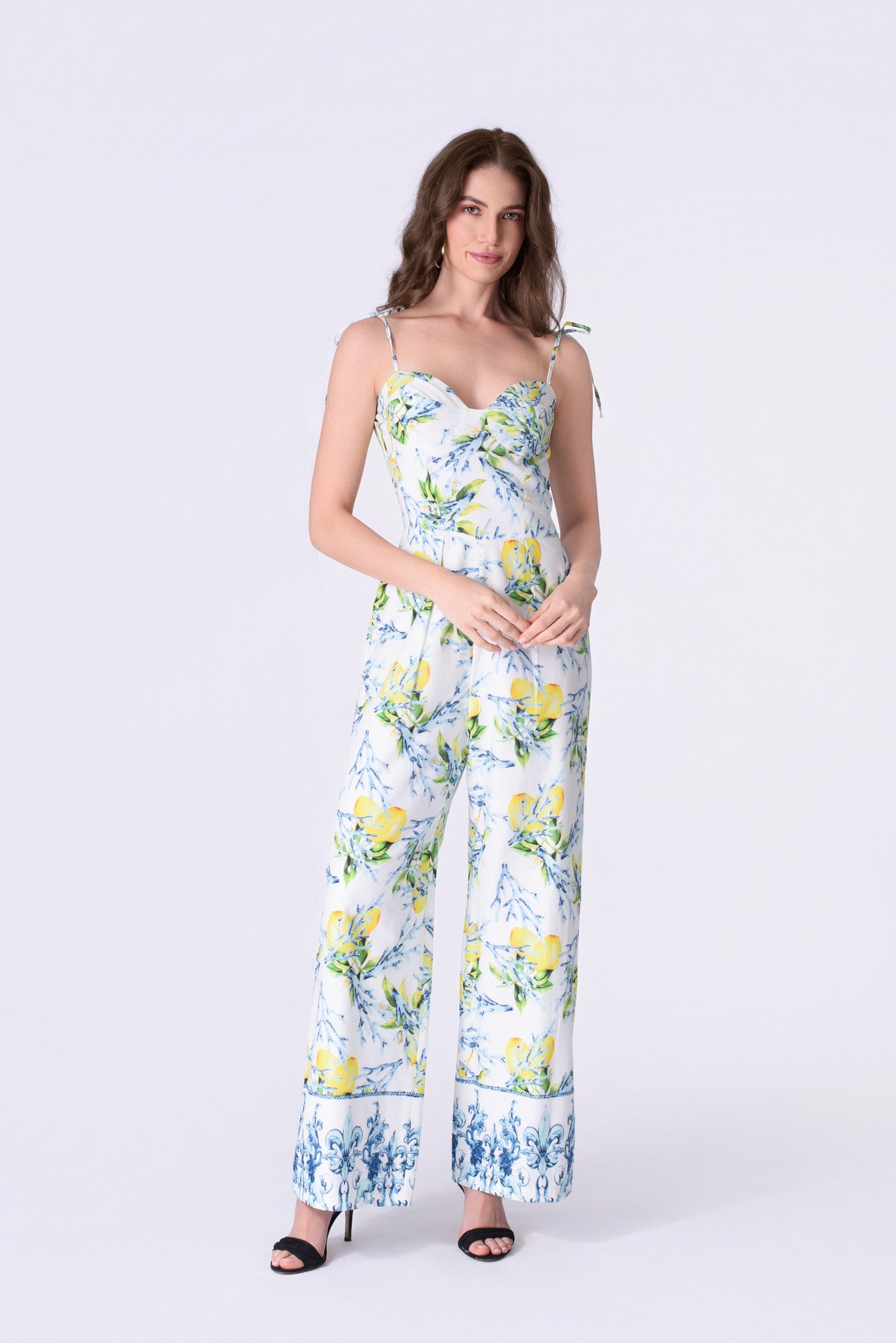 Amalfi lemon garden jumpsuit