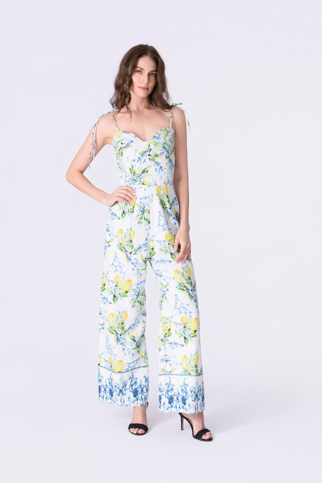 Amalfi lemon garden jumpsuit
