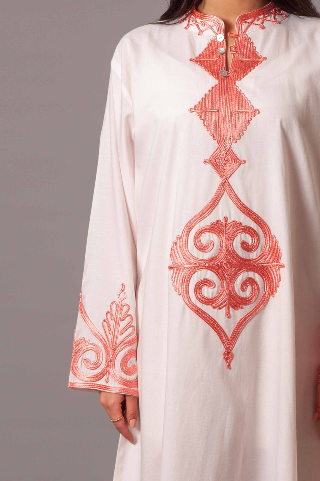 Pink cotton dress