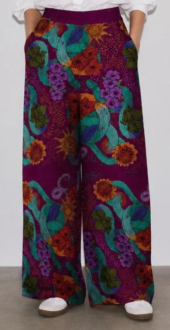 dark purple colored pants