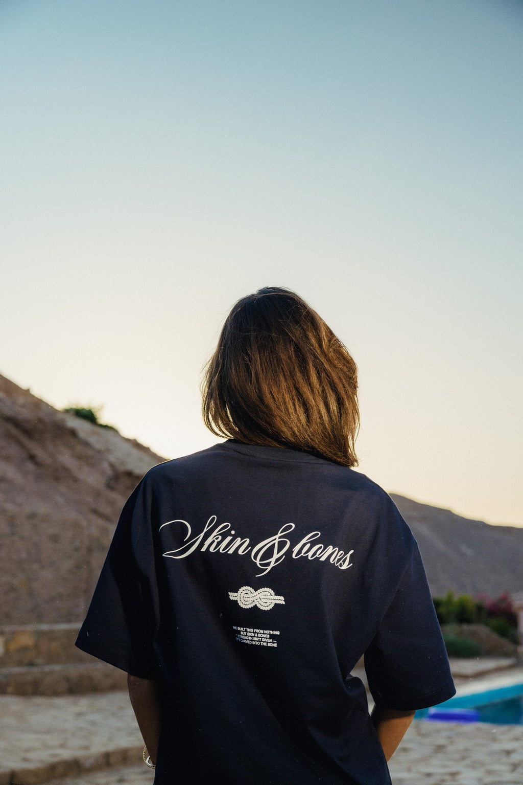 Capri Navy blue unisex T shirt
