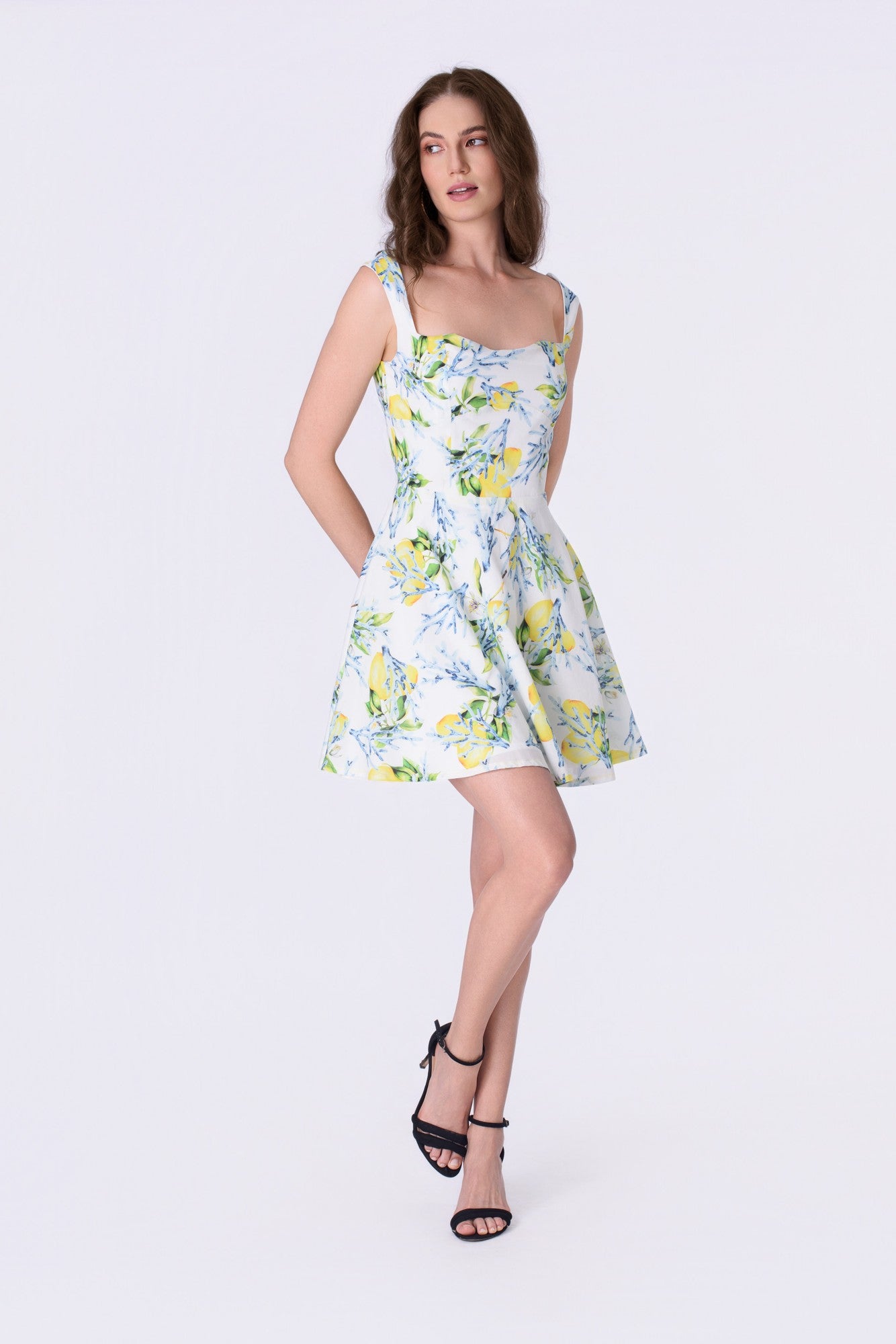 Amalfi lemon garden dress